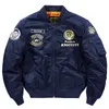 Veste de pilote de mouche de l'armée de l'air, bombardier tactique militaire de vol aéroporté pour hommes, manteau chaud d'automne et d'hiver pour moto 240115