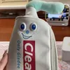 Simpatico e creativo divertente astuccio per dentifricio per studenti, materiale scolastico di cancelleria, divertente borsa per il trucco per la scuola, borsa Kawaii 240115