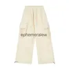 Pantalons pour hommes American Vibe High Street Hommes Salopette bleue et femme Tendance d'été Hiphop Tout-Match Lâche Couple Droit Casual Pantalon éphémère