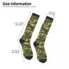 Chaussettes pour hommes unisexe respirant longues affaires Harajuku Camouflage Sox Sokken pour les Sports de plein air