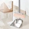 Rengöringsverktyg Magic Broom Set rostfritt stål Dustpan Golv Sweeper House Tillbehör Garbage Collector för att svepa multifunktion 240116