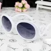Modische Sonnenbrille mit gebogenem Bein und wolkenförmigen Beinen, rundem Krötenspiegel mit großem Rahmen, trendyWNZP