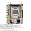 Qiyida x99 Zestaw płyty głównej kombi Xeon Kit E5 2650 V4 CPU LGA 2011-3 Procesor 16 GB DDR4 pamięć RAM NVME M.2 NGFF SATA ED4 240115