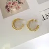 Fine Jewelry Earrings Solid Gold Hoop Earring Multiple Hoops Round Cute Style