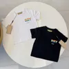 Designer Baby Kids Tshirts Shorts Set Toddler Boys Girls Clothing Set kläder Summer White Black Luxury Tracksuit Youth Sportsuit