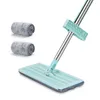 Mop per lavaggio a mani libere con 2 cuscinetti in microfibra Mop con rotazione a 360 gradi Mop per pulizia facile da strizzare 240116