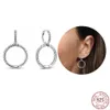 Charming Women's S Sterling Sier Love Fan Earrings DIY Birthday Gift