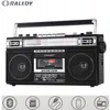 Radio Portable FourBand gammaldags radio Mp3 -bandspelare stöder Bluetooth USB Flash Drive SD -kort Multifunktion Radiohögtalare