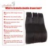 Menschliches Haar Bundles Super Double Drawn Virgin Hair Bundles Arabella Brasilianisches Knochen Glattes Haar Mit 4x4 Transparent LaceClosure 240115