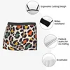 Underbyxor Novel Boxer Shorts Trosor Män Färgglada Leopard Underkläder Animal Skin Polyester för Homme Plus Size