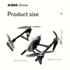 KS66-Legierungsflugfotografie-Drohne, bürstenlose vierachsige Flugzeuge, Hochauflagenkamera, Fernsteuerspielzeug, optisches Flussflugzeug UAV