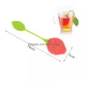 شكل stberry فود فود الدرجة sile tea infuser filter silica gel bag bag bag toots cup hold drop drop