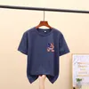 Violent Bear Apparel Kurzarm-T-Shirt aus Garnelenfell-Baumwolle für Herren und Damen, Klassenkleid, erfrischende, atmungsaktive Sommerkleidung