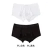 Onderbroeken voor jonge heren effen kleur ondergoed U bolle sexy boxersshorts Modale lage taille Boyshort Homme Man