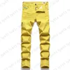 Jeans firmati Pantaloni da uomo Diesel Denim Jeans strappati Tendenza moda Pantaloni a gamba piccola elasticizzati lavati a vita media Jeans da uomo