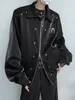 Женские куртки Индивидуальный металлический дизайн Двойная молния Пальто Уличная одежда Модные Y2k Эстетические женские свободные панк-мужские повседневные куртки в стиле Харадзюку