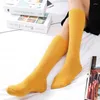 Chaussettes japonaises et coréennes pour femmes, en coton multicolore, Harajuku, longues côtes, qualité douce, ample, cadeau de noël