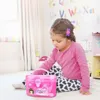 Låtsas Play Kid Make Up Toys 2532st Pink Makeup Set Princess Frisör Simulering Toy for Girls Dressing Cosmetic 240115