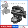 Accessoires voor selfie-monopods Smallrig Verstelbare camera Monitorhouder voor Arristyle 360ﾰ draaibaar 180ﾰ kantelhouder met koude schoen / Nat Dhfep