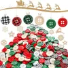 New Banners Streamers Confetti 60pcs 0.8inch Christmas Buttons Round Wood Sewing Buttons for Christmas Stocking Decorative DIY Sewing Crafts Handmade Ornaments