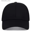 ボールキャップユニセックスシンプルな黒い野球キャップソリッドカラーゴルフハットコットンスナップバックキャップカジュエット帽子カジュアルヒップホップパパ帽子男性女性Q240116