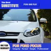 Voor Ford Focus LED Koplamp 12-14 Grootlicht Angel Eye Projector Lens Hoofd Lamp Auto-onderdelen Dagrijverlichting Streamer Richtingaanwijzer