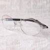 Retro hochwertige Mode Diamond Black Cattle Hörner optische Brille T7550178 für Männer und Frauen, Größe 57-22-135 mm