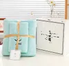 Wholesale Fashion Brand Coral Fleece Quick-Drying Bath Towels Two-Piece Towel Beach Towel