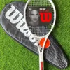 Полностью карбоновая теннисная ракетка RF97 Federer Чисто черная ракетка Чисто белая ракетка Профессиональная ракетка для взрослых и колледжей Обучение новичков 240116