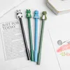 PCS Stationery Creative Gel Ink Pen Cute Animal 0,5 mm svart neutrala pennor Set Wholesale Student Exam Signature