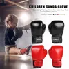 3-10 lat Rękawiczki bokserskie dla dzieci dla dzieci Młodzieżowe torba treningowa Kickboxing Muay Thai Mitts MMA Trening Sparring Rękawicy240115