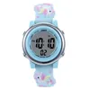 IP68 étanche montre électronique pour enfants 3D dessin animé coloré lumineux licorne Led sport enfants montres cadeau 240115