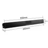 Luidsprekers Soundbar TV Portable BluetoothCompatible Speaker Sound Bar Wireless Column Music Home Theatre Sound System RCA Aux voor tv -pc