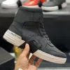 Zapatos de diseñador de lujo Chaussure Phillip zapatos altos con cordones para hombre con estampado de cabeza de calavera zapatos de tablero transpirables