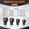 6 8 10 12 14oz Muay Thai Boxing Gloves For Men Women PU Leather Training Glove for Fighting Kickboxing Mixed Martial Arts240115