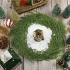 Flores decorativas Artificial Pine Cypress Sprigs Ramos Garland DIY Grinalda Faux Cedar Spray Galho Hastes ChristmasTree Decorações de casamento