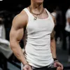 Hommes débardeur t-shirt Singlet gymnastique entraînement Fitness chemise sans manches musculation musculaire respirant sous la taille 240116