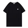 Męskie koszule designerskie letnie karty damskie bluzki liter haft t -shirt mody uliczny ubrania uliczne koszulka czarna biała koszulka swobodna luźna hip -hopowa rozmiar azjatycki