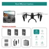 KS66 RC Drone, 2.4G WiFi FPV med HD -kamera, 12 minuters flygtid, borstlös, RC -drone, legering quadcopter UAV, Toy Gift