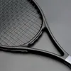 40-55 lbs Ultralight Black Tennis Rackets Carbon Raqueta Tenis Padel Racket Stringing 4 3/8 Racchetta Tennisracket Racquet 240116