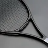 40-55 LBS Ultralight Black Tennis Rackets Carbon Raqueta Tenis Padel Racket Stringing 4 3/8 Racchetta Tennisracket racquet 240116