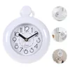 Wall Clocks Bathroom Waterproof Clock Simple Reloj De Pared Digital Water-proof Outdoor Mute Towel Hanging Adorn Toilet Watch