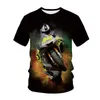 Sommarmotorcykel race herr t-shirt mode cool stil lokomotiv grafik t skjortor 3d casual hip hop streetwear tryck t-shirt