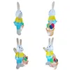 Décorations gonflables de lapin de pâques de 69 pieds, grand lapin avec lumières LED pour fête de vacances, décoration intérieure et extérieure de jardin, 240116