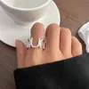 Band Rings Plain Ring 925 Sier Does Not Fade Color Design Sense Of Wind Jewelry Premium Sterling Women Drop Delivery Otzxy