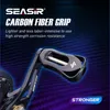 SEASIR Cast-X Baitcasting Reel 7.3 1 HS Overbrengingsverhouding Aluminium Dubbele Spoel Carbon Grip Metaal BFS Micro Verse Zeewater Visserijspoel 240116