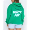 Damen-Trainingsanzüge White Fox Hoodie-Trainingsanzug-Sets Kleidungsset Frauen Frühling Herbst Winter Neues Hoodie-Set Modischer sportlicher langärmeliger Pullover mit Kapuze j4