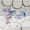 Resurrection P Toy Cute Rabbit Gathers Pum Ears Keychain Toys Wholesale Drop Delivery DHW3M