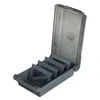 ABS Black Large Capacity Desktop Business Card File Name Card Case Holder Storage Box Organizer Office Home Use 240116