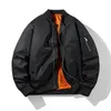 Kurtka wojskowa Slim Bomber Spring Autumn R Men Onyterwear MA1 Pilot Air Jacki i płaszcz mężczyzna 240115